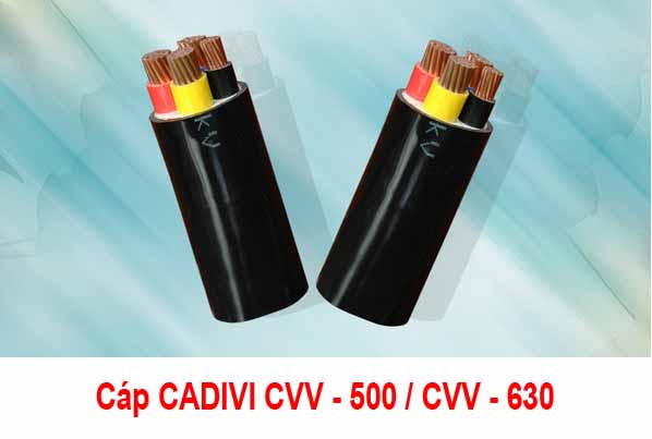 Giá Cáp Điện CADIVI CVV 500 - CVV 630 0,6/1kV