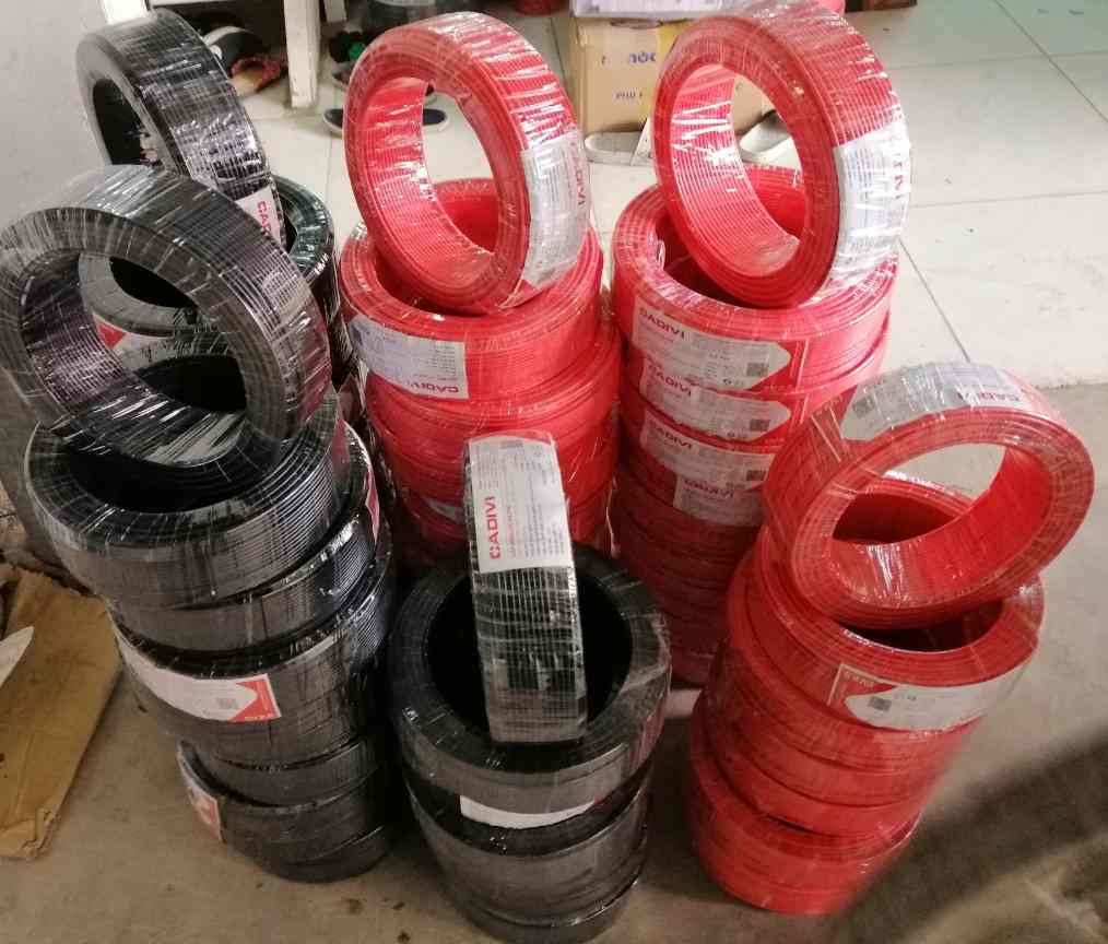 Cáp CADIVI CV/FRT - 10, CV/FRT - 16 0.6/1kV - Cáp Chậm Cháy