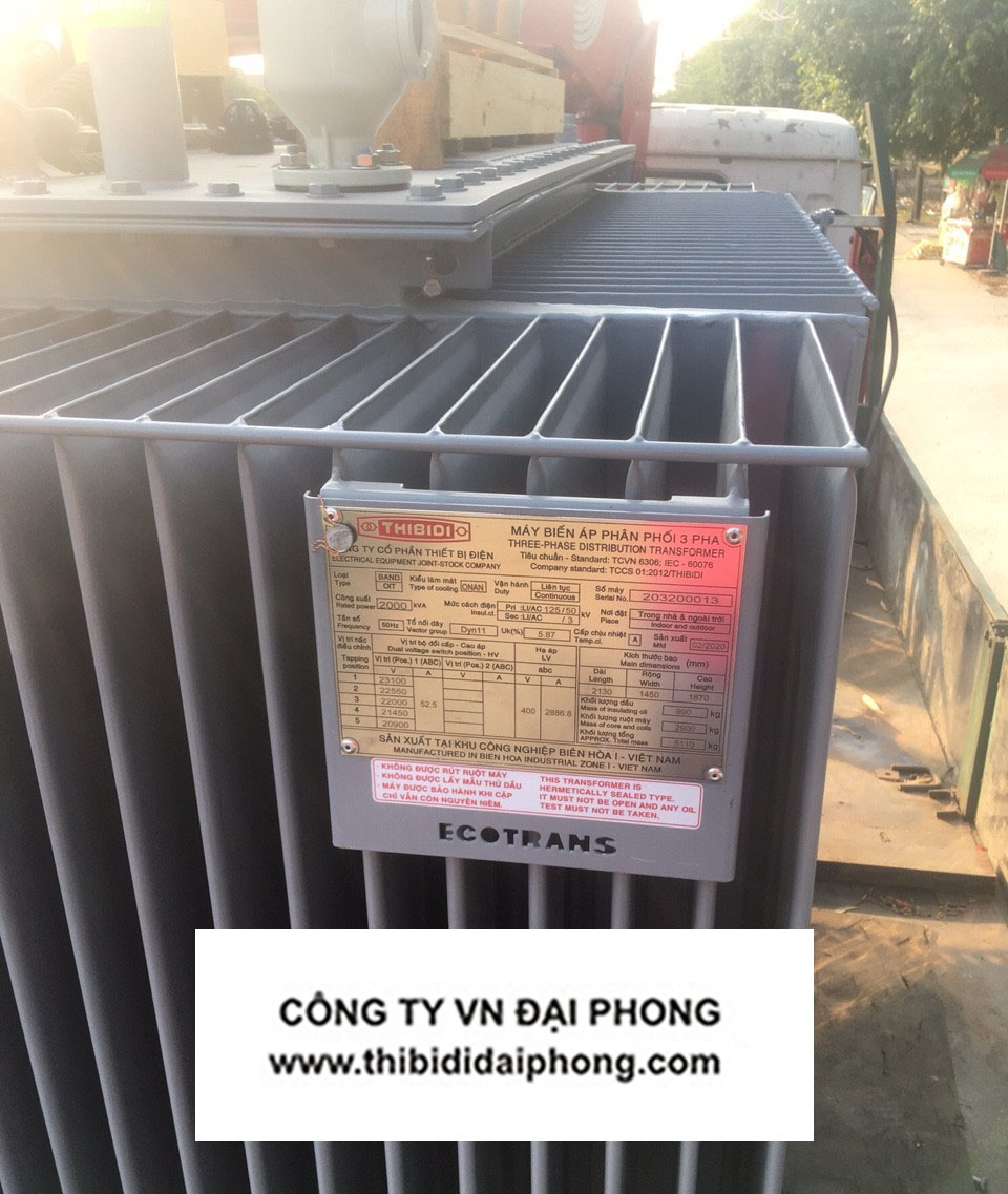 Máy biến áp THIBIDI 800kVA
