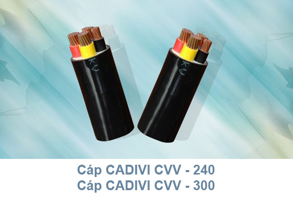 Cáp CADIVI CVV - 240, CVV - 300 0.6/1kV - Cáp Điện Hạ Thế
