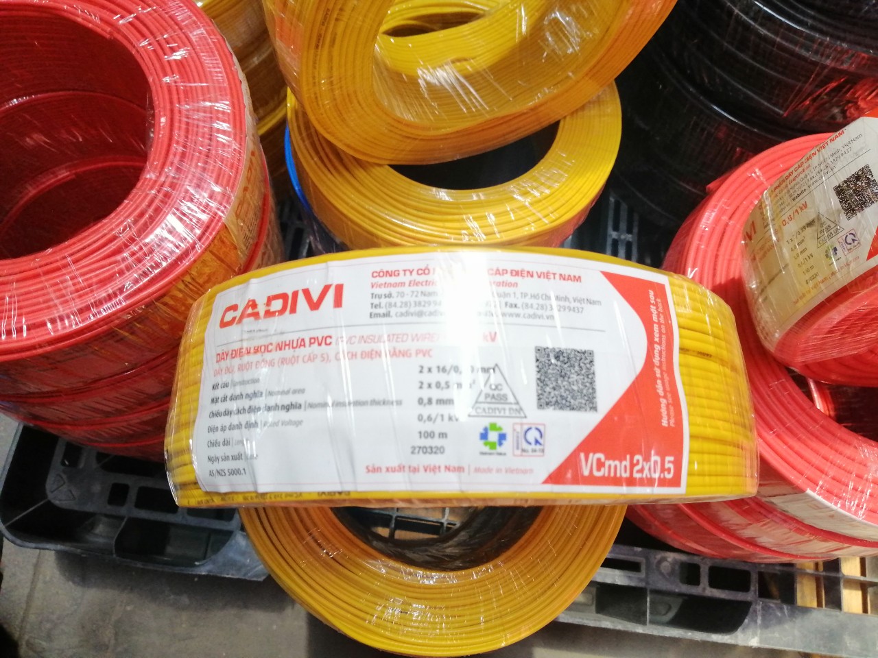 Cáp Điện CADIVI VCmd - 2x0.5mm2 - Dây Điện Dân Dụng