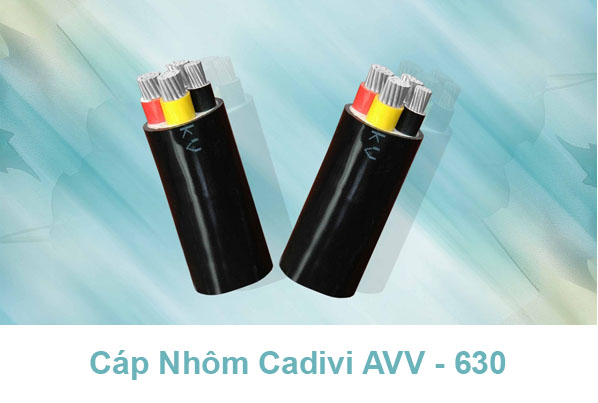 Cáp Nhôm CADIVI AVV - 630mm2 0.6/1kV - Cáp Điện Hạ Thế