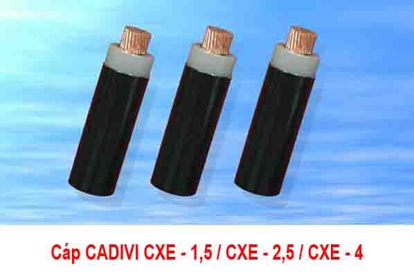 Giá Cáp Điện CADIVI CXE 1,5 - CXE 2,5 - CXE 4 0,6/1kV