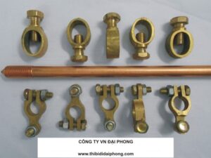 KẸP ĐẦU CỌC, KẸP CÁP VÀO CỌC TIẾP ĐỊA