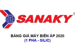 Bảng Giá Máy Biến Áp SANAKY 1 Pha Silic 2025 Mới Nhất
