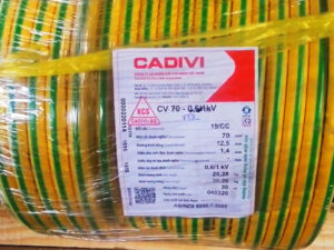Cáp Cadivi CV-70mm2 0.6/1kV - Cáp Bọc Hạ Thế