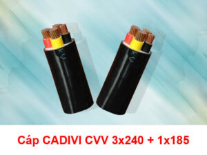 Cáp Điện Hạ Thế CADIVI CVV 3x240 + 1x185 0.6/1kV