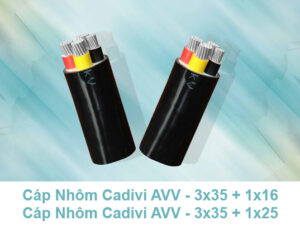 Cáp Nhôm Hạ Thế CADIVI AVV - 3x35 + 1x16, 3x35 + 1x25
