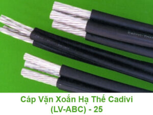 Cáp Nhôm Vặn Xoắn Hạ Thế CADIVI (LV-ABC) - 25mm2 0.6/1kV
