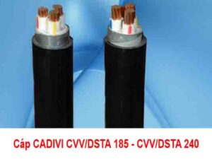 Giá Cáp CADIVI CVV/DSTA 185 - CVV/DSTA 240 0.6/1kV