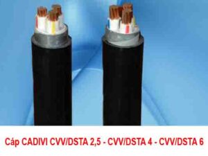Giá Cáp CADIVI CVV/DSTA 2,5 - CVV/DSTA 4 - CVV/DSTA 6