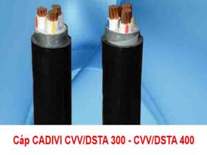 Giá Cáp CADIVI CVV/DSTA 300 - CVV/DSTA 400 0.6/1kV