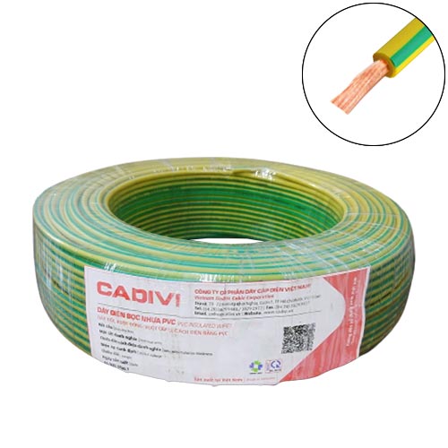Dây điện 3 lõi Cadivi VCmt-3x2.5 mm2 - 300/500V - Codienhaiau.com